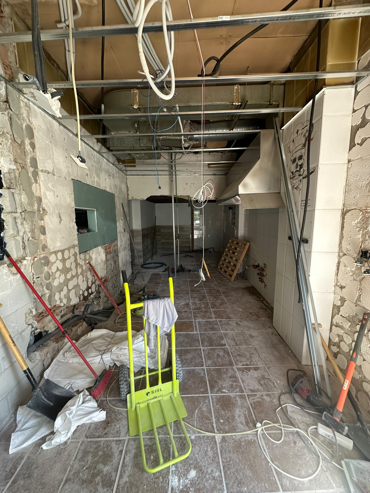Terraza renovada en Fuengirola
